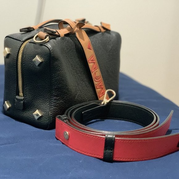 MCM Milano Leather Boston Bag - Picture 4 of 8